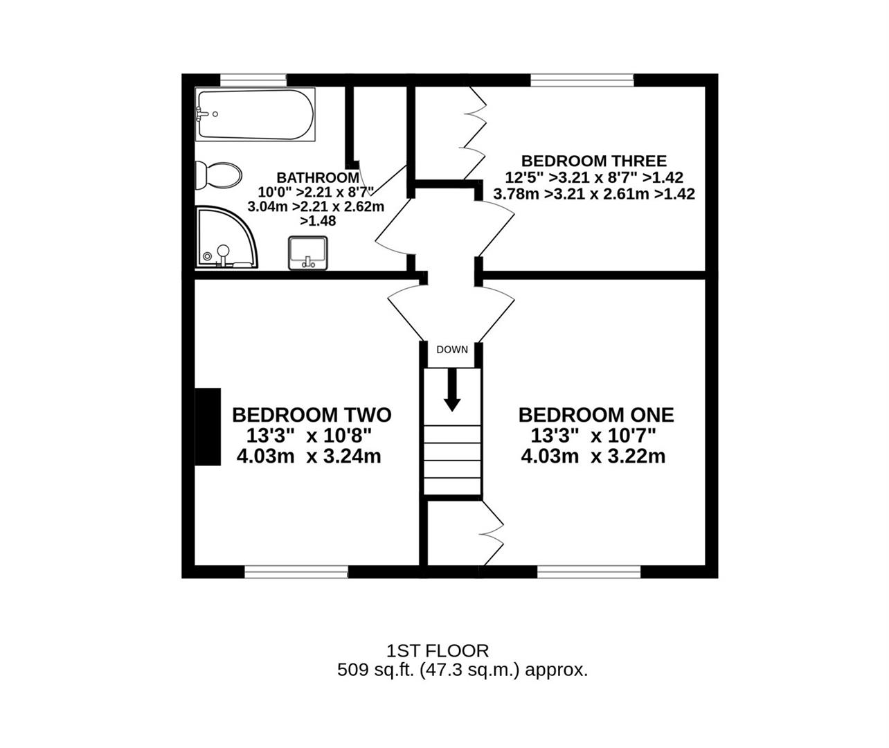 Floorplan for Ermin Street, Brockworth, Gloucester