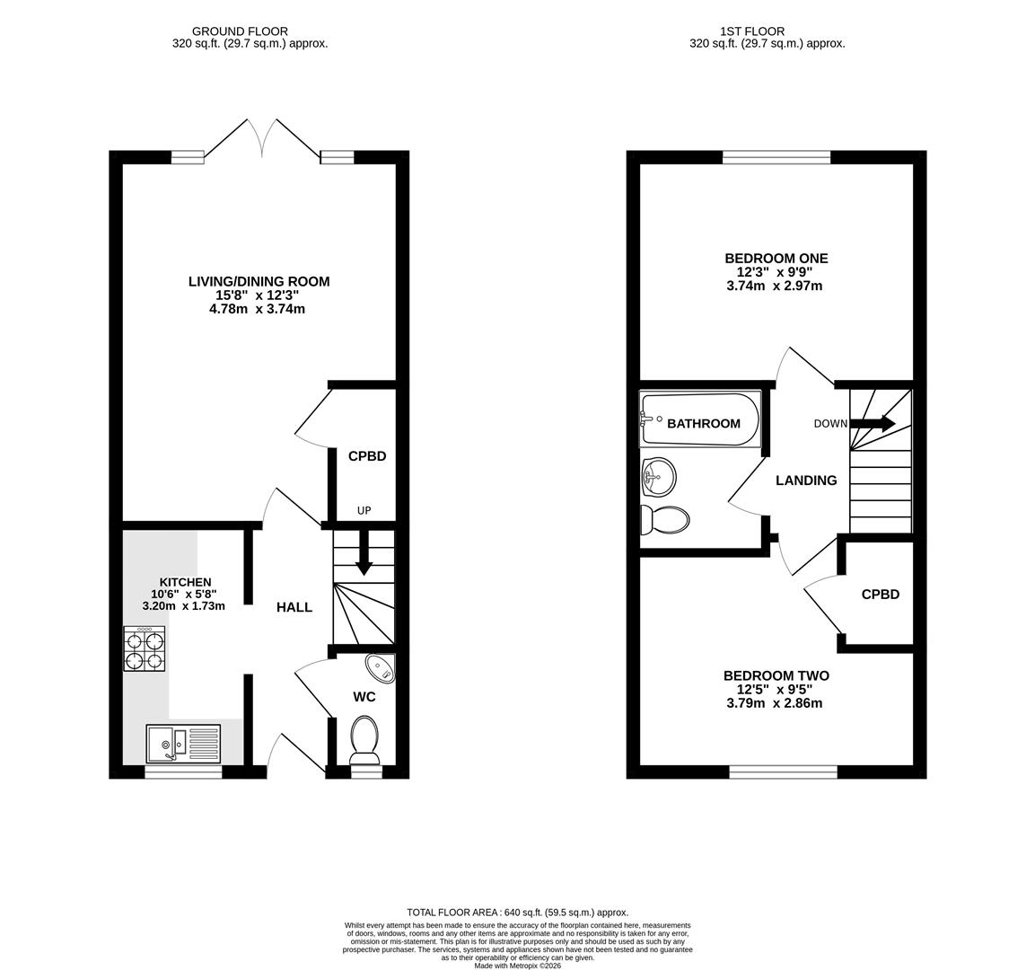 Floorplan for Spinners Road, Brockworth, Gloucester