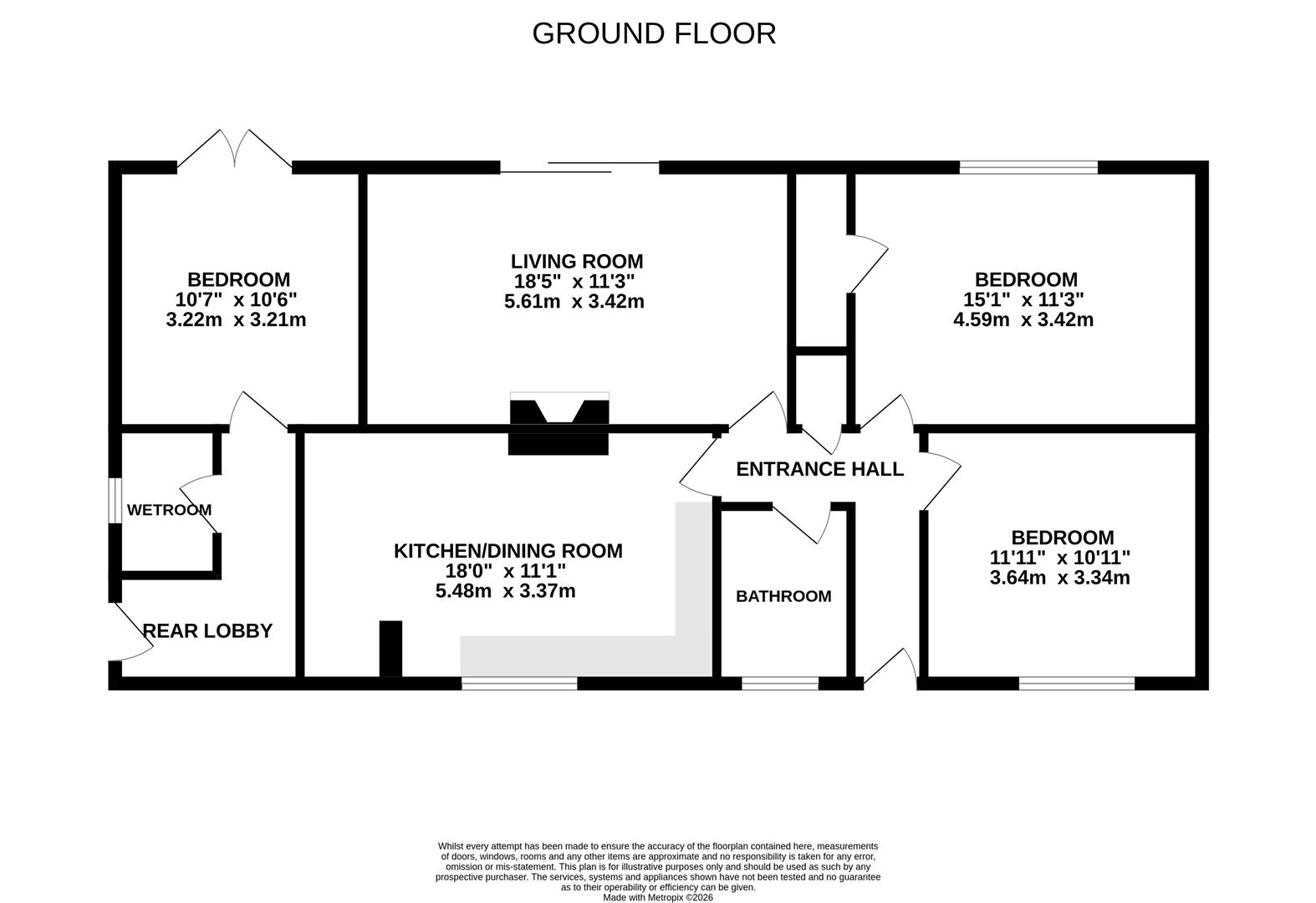 Floorplan for Culver Street, Newent