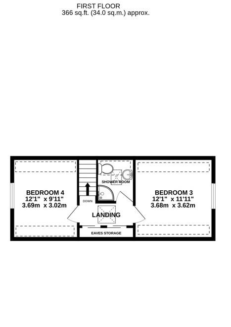Floorplan for Quietways, Stonehouse