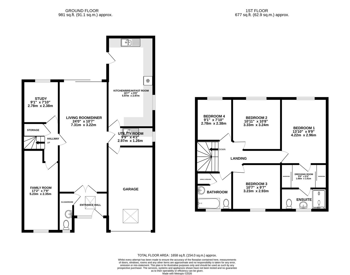 Floorplan for Lake Lane, Frampton On Severn, Gloucester