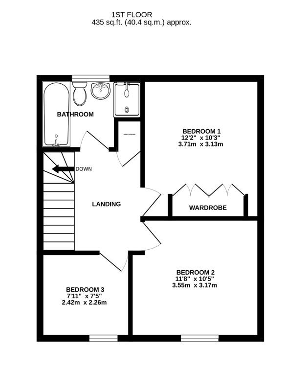 Floorplan for Borough Close, Kings Stanley