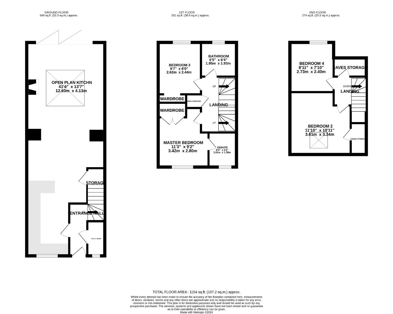 Floorplan for Quarry Close, Hartpury