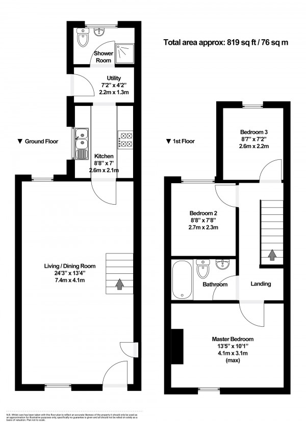 Floorplan for Redcliffe Street, Swindon, SN2