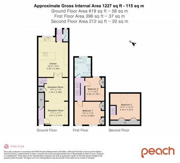 Floorplan for Quarry Road, Swindon, SN1