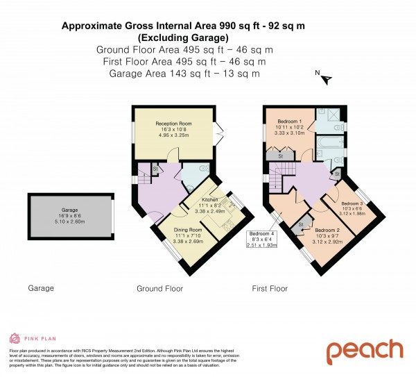 Floorplan for Mayfly Road, Swindon, SN25