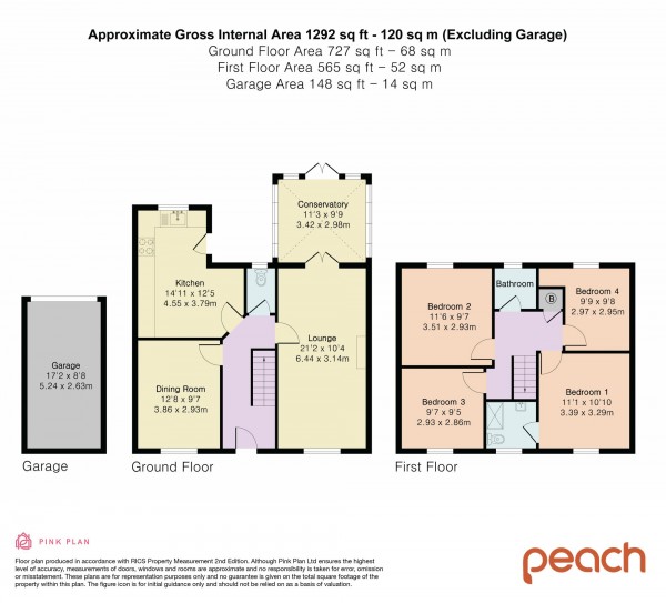 Floorplan for Mayfly Road, Swindon, SN25