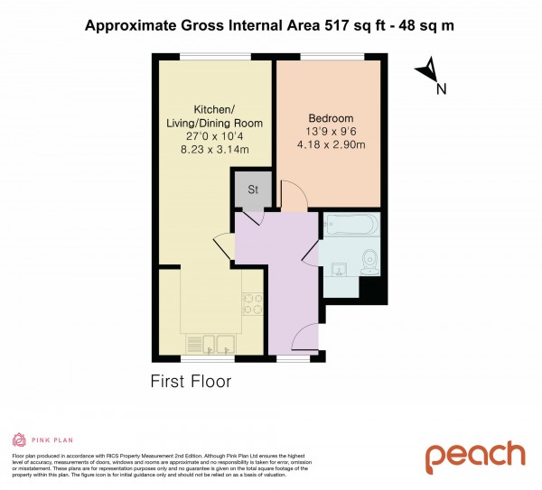 Floorplan for William Morris Way, Tadpole Garden Village, SN25