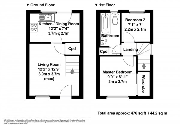 Floorplan for Mallard Close, Swindon, SN3