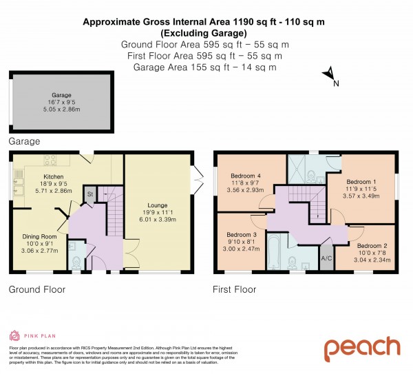 Floorplan for Melstock Road, Swindon, SN25