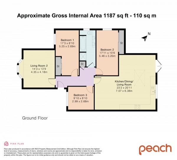Floorplan for Severn Avenue, Swindon, SN25