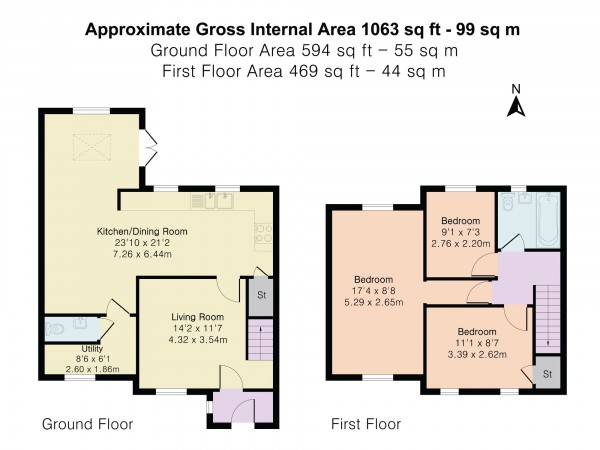 Floorplan for Francomes, Swindon, SN25