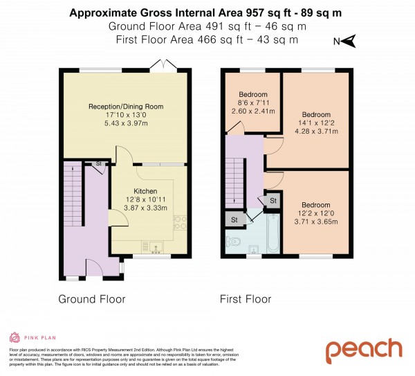 Floorplan for Bowleymead, Swindon, SN3