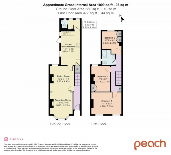 Floorplan for Exmouth Street, Swindon, SN1