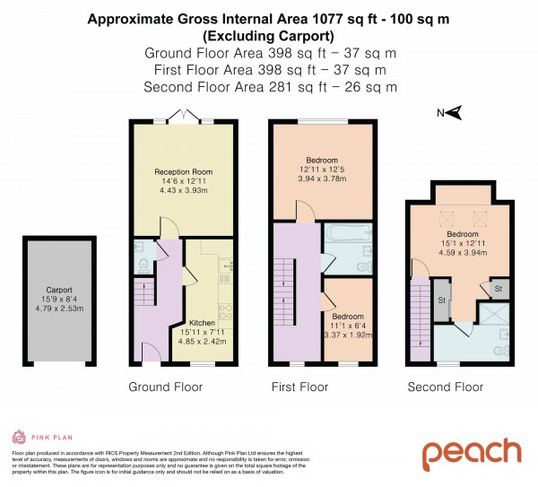 Floorplan for Melstock Road, Swindon, SN25