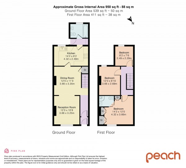 Floorplan for Clifton Street, Swindon, SN1