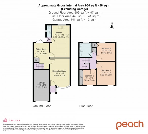 Floorplan for Beddington Court, Swindon, SN3