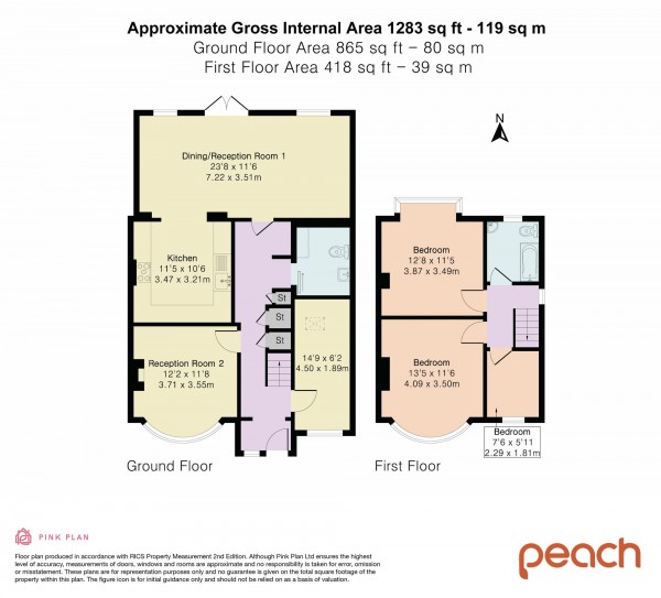 Floorplan for Cumberland Road, Swindon, SN3