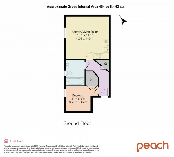 Floorplan for Seacole Crescent, Swindon, SN1