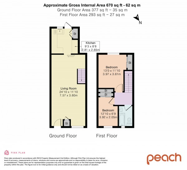 Floorplan for Bayleaf Avenue, Swindon, SN2