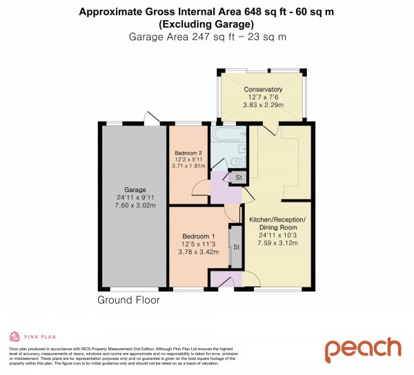 Floorplan for Haig Close, Swindon, SN2