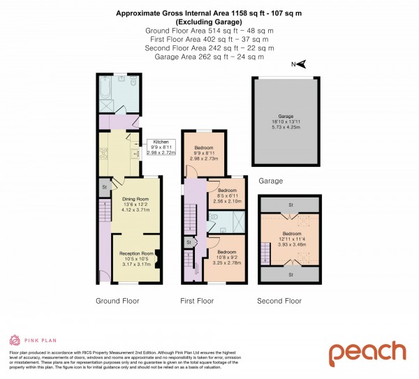 Floorplan for Church Walk South, Swindon, SN2