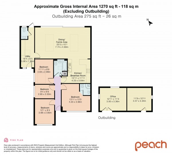 Floorplan for Highclere Avenue, Swindon, SN3