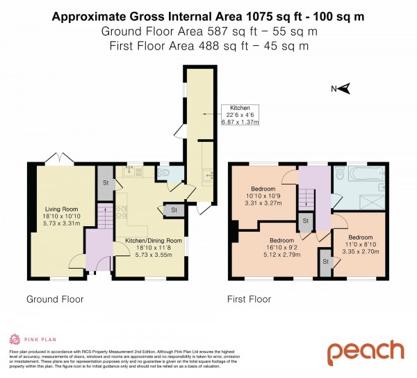 Floorplan for Cypress Grove, Swindon, SN2