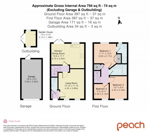 Floorplan for Vistula Crescent, Swindon, SN25