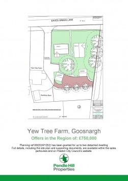 Yew Tree Farm, Eaves Green Lane, Goosnargh, Lancs, PR3