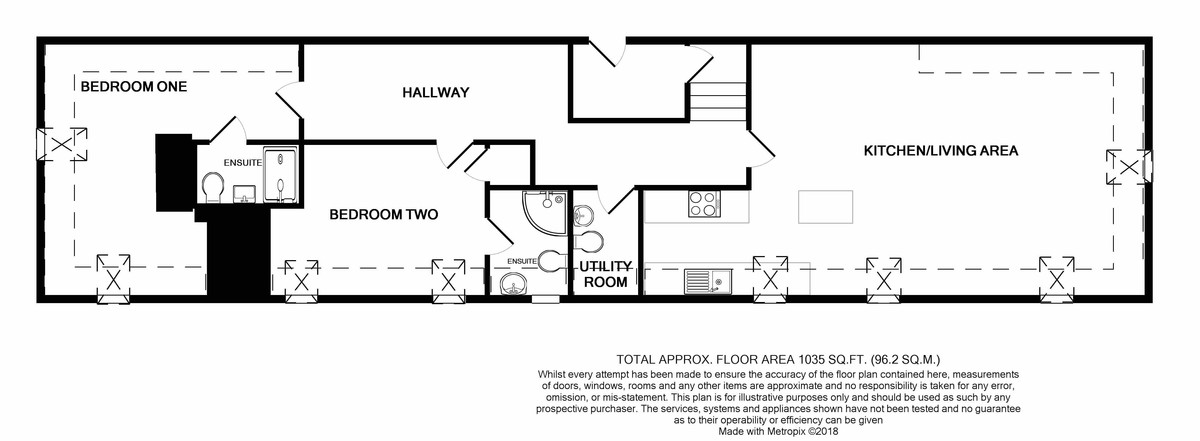 Floorplan for Priory Road, St. Ives