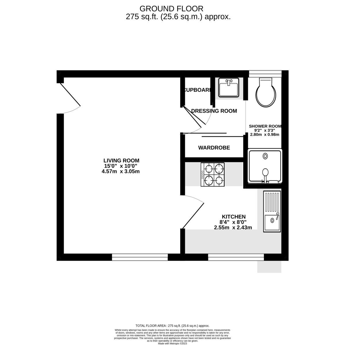 Floorplan for Mortimer Row, Somersham