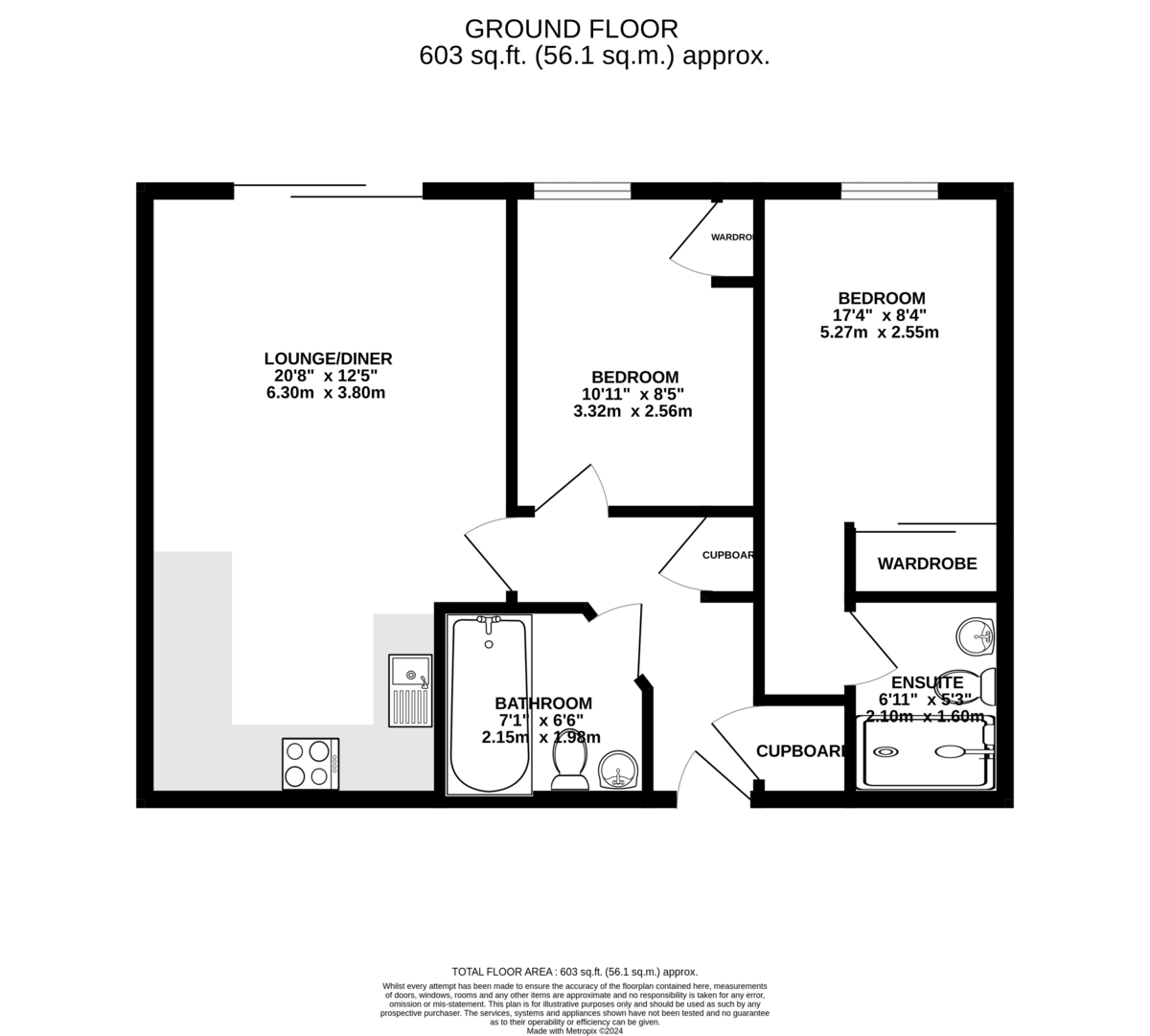 Floorplan for Red Admiral Court, Little Paxton, St. Neots