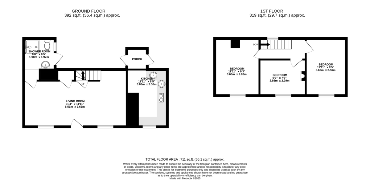 Floorplan for East Street, Kimbolton