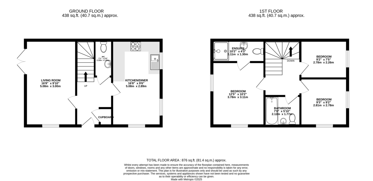 Floorplan for Cox Street, West Cambourne, Cambridge