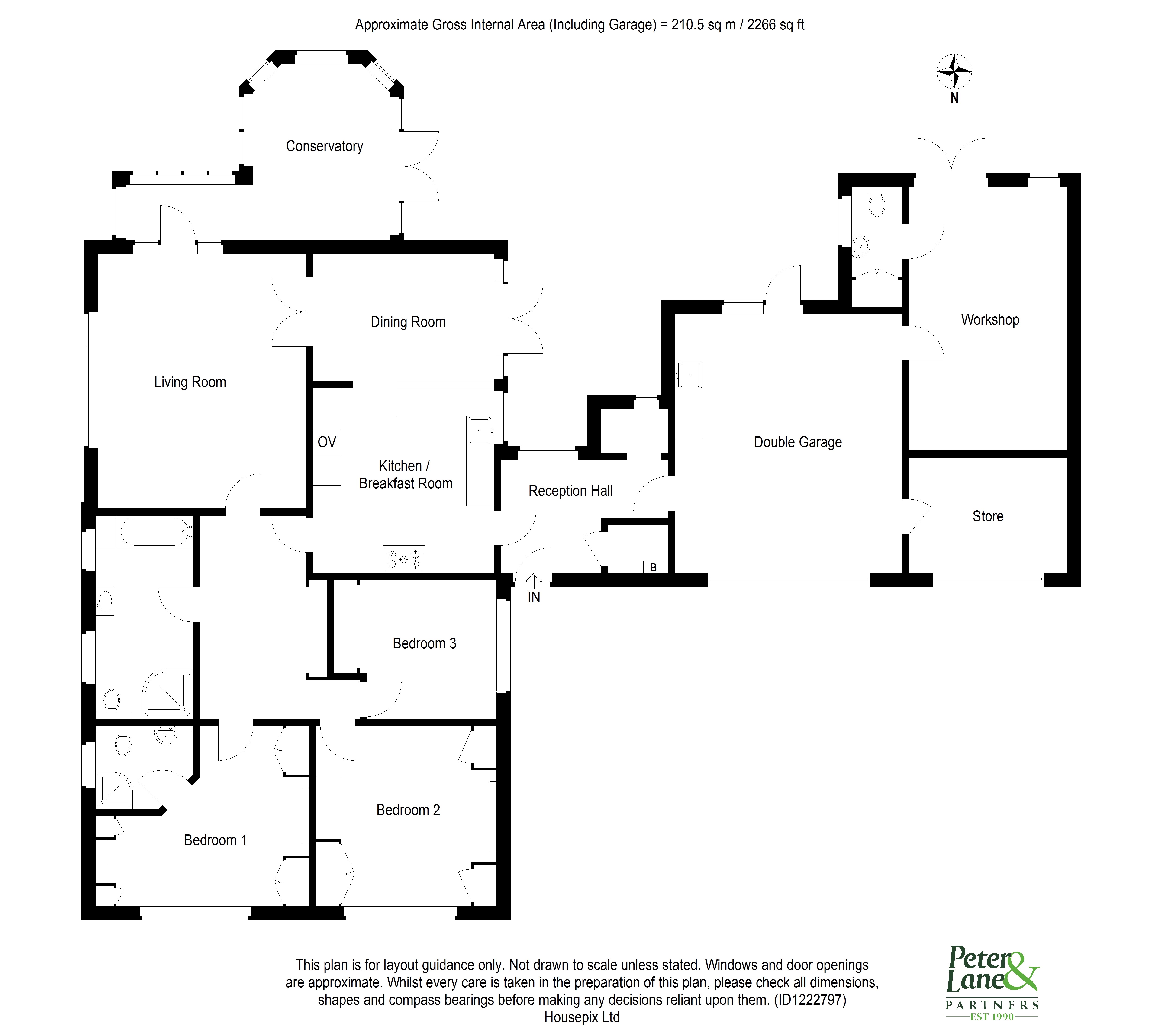 Floorplan for Hartford, Huntingdon
