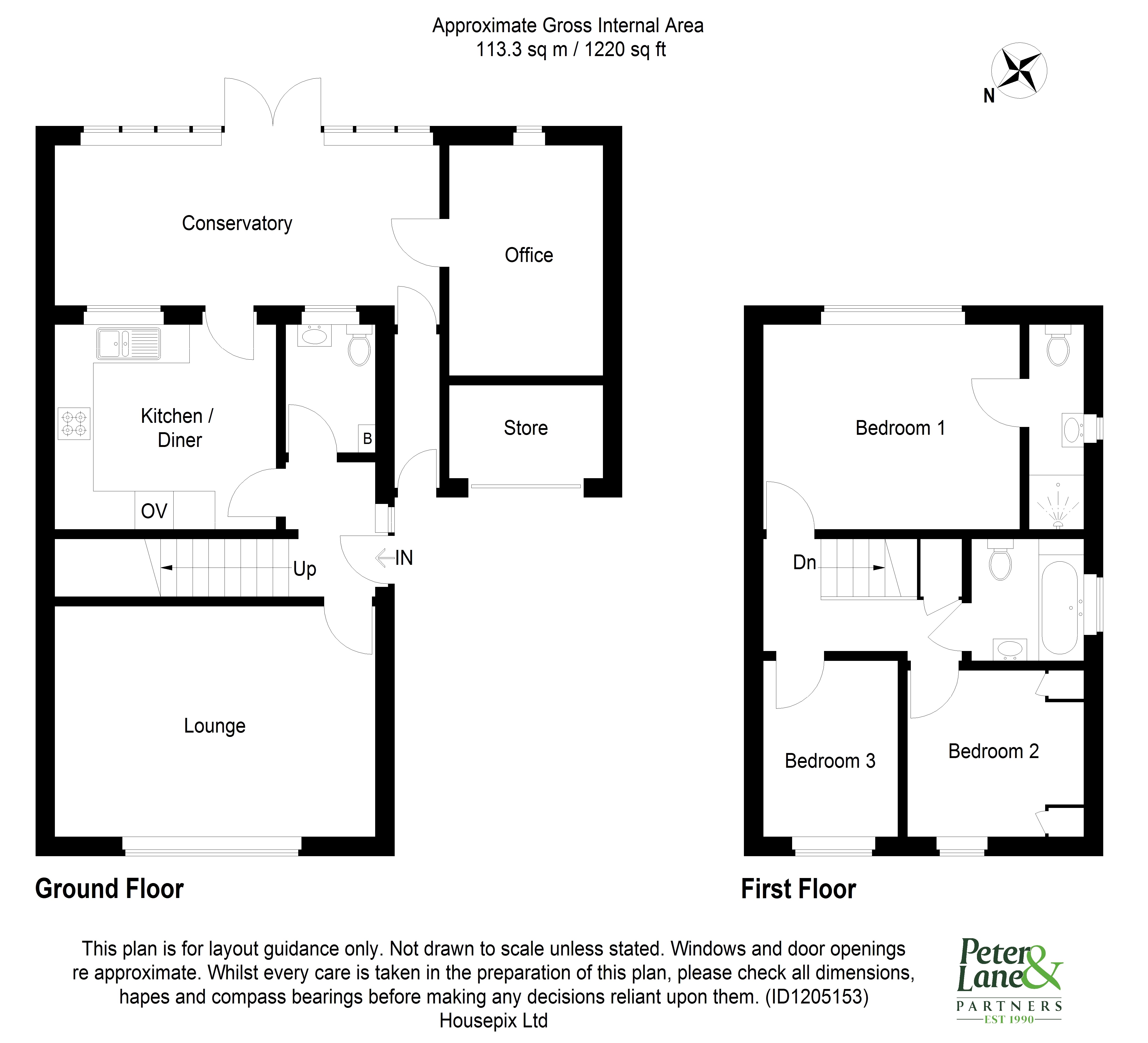 Floorplan for Buckden, St Neots