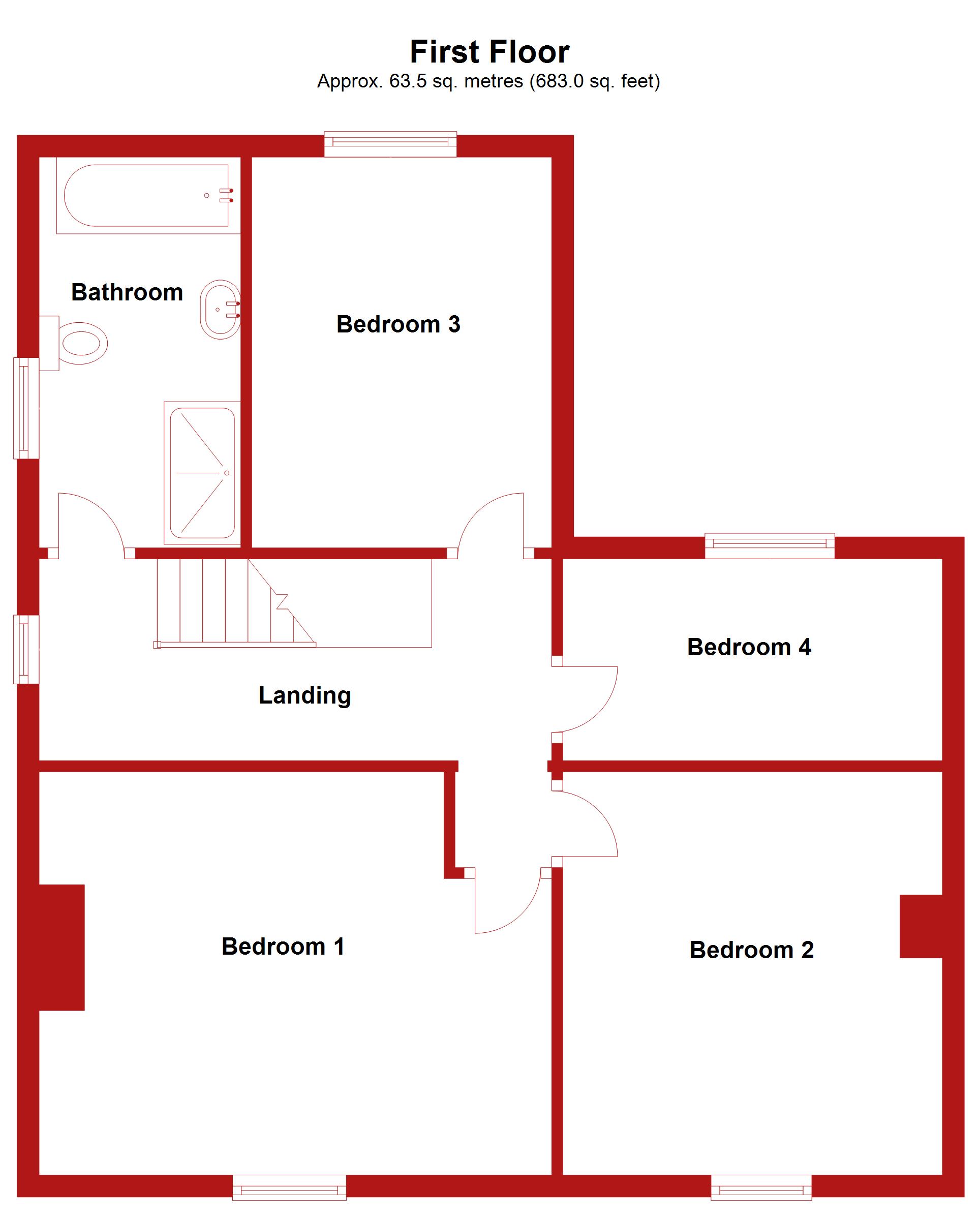 Floorplan for Warboys, Huntingdon