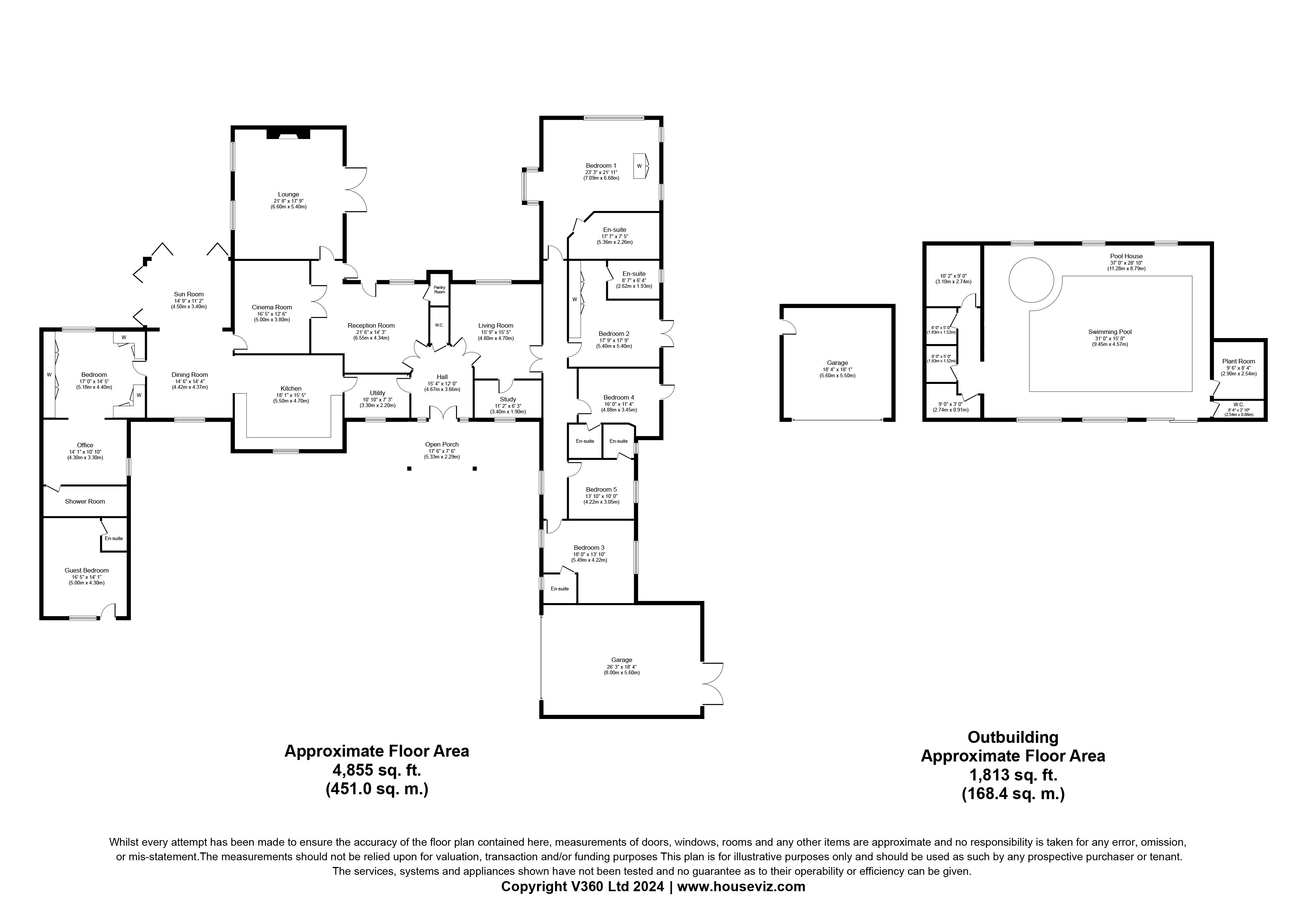 Floorplan for Stonely, St Neots, Cambridgeshire