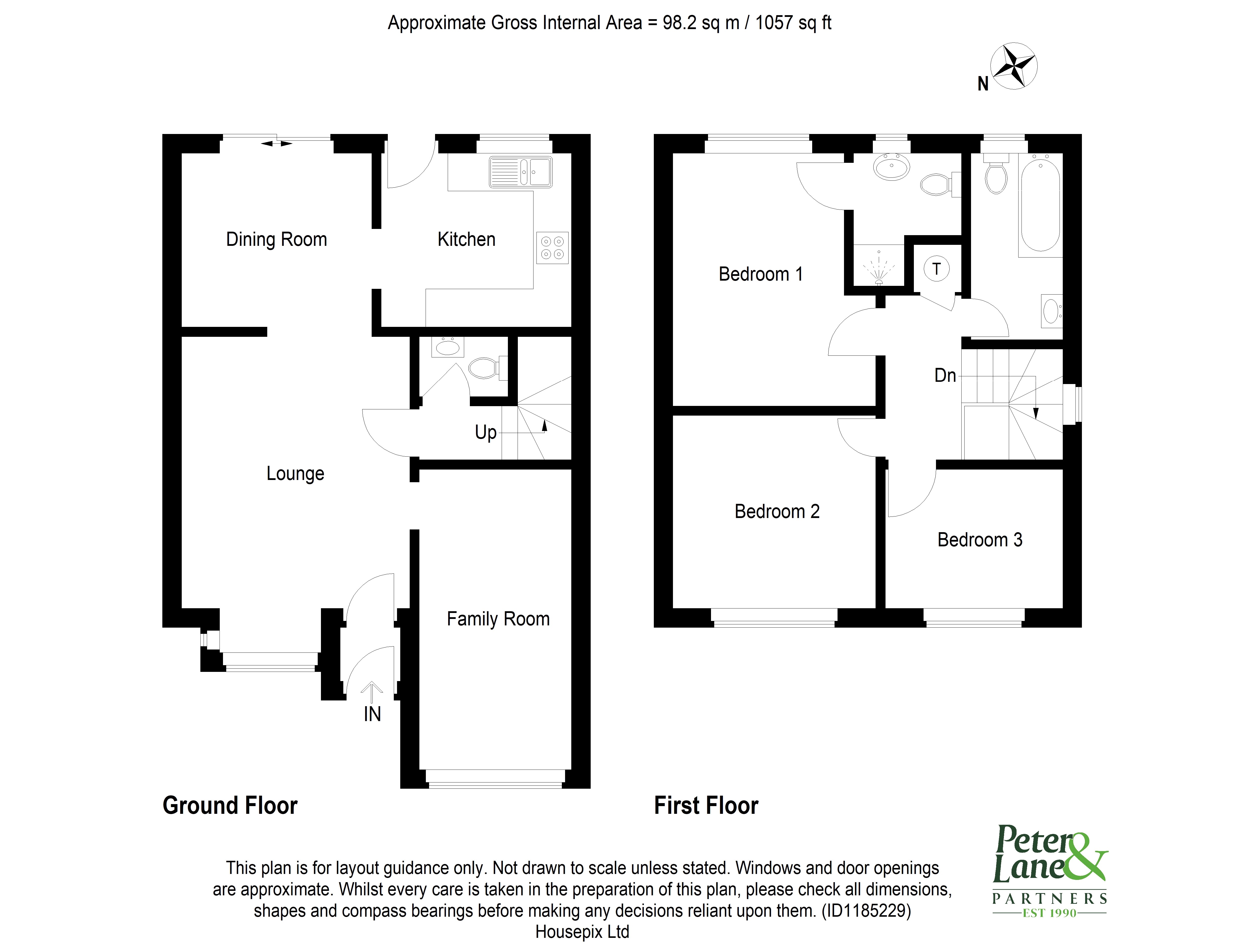 Floorplan for Stukeley Meadows, Huntingdon