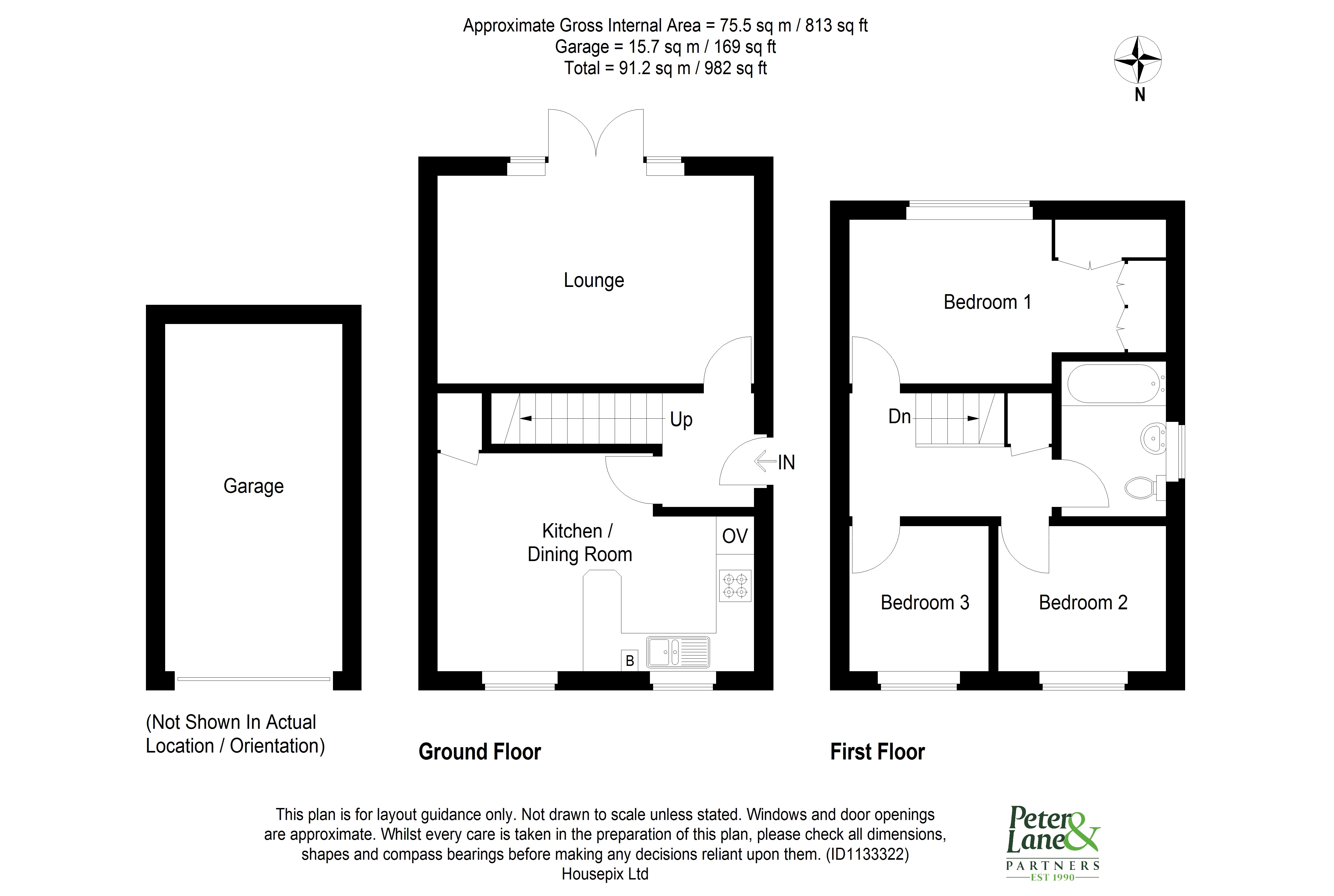 Floorplan for Needingworth, Huntingdon