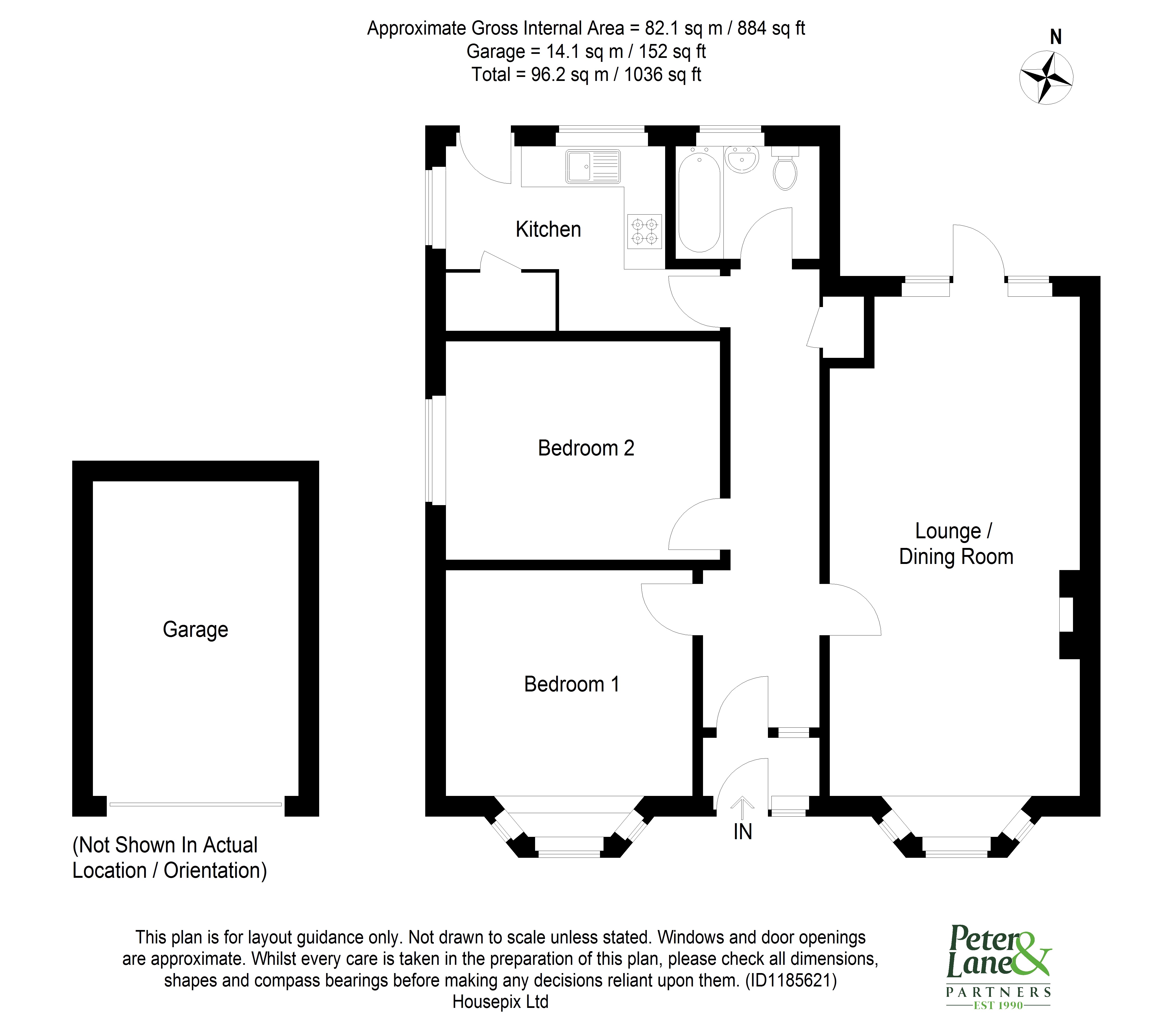 Floorplan for Hartford, Huntingdon