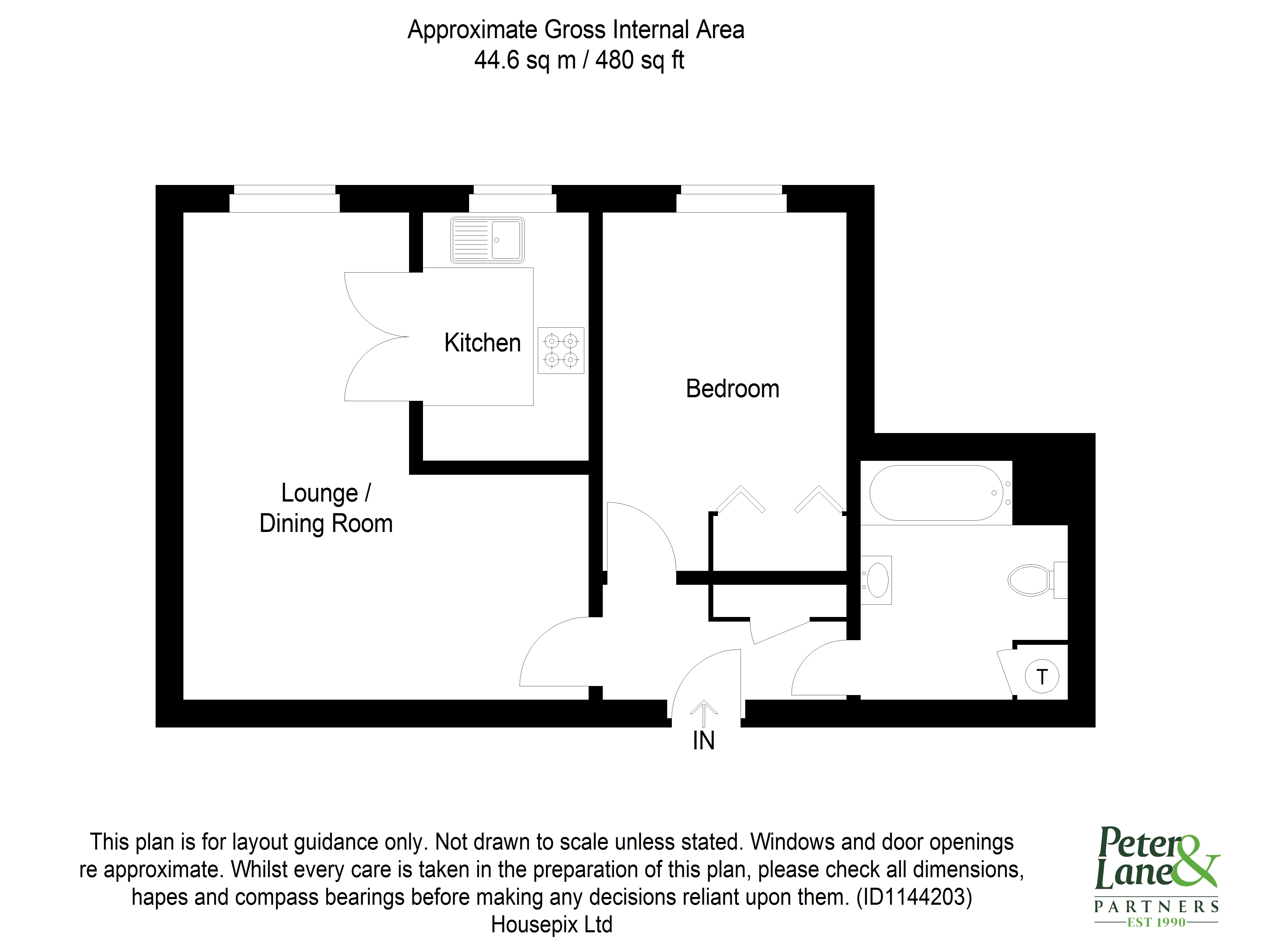 Floorplan for George Street, Huntingdon