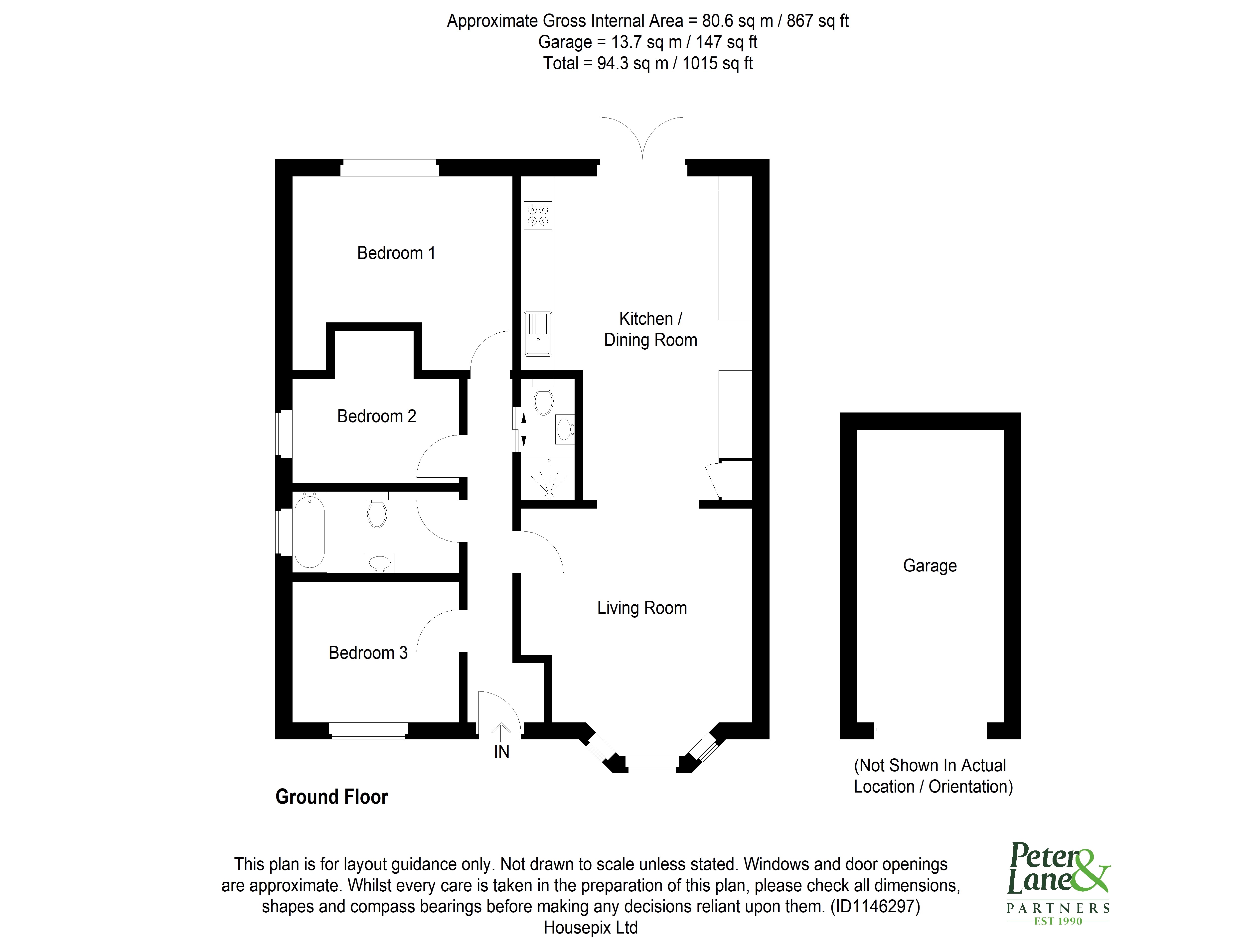 Floorplan for Alconbury, Huntingdon