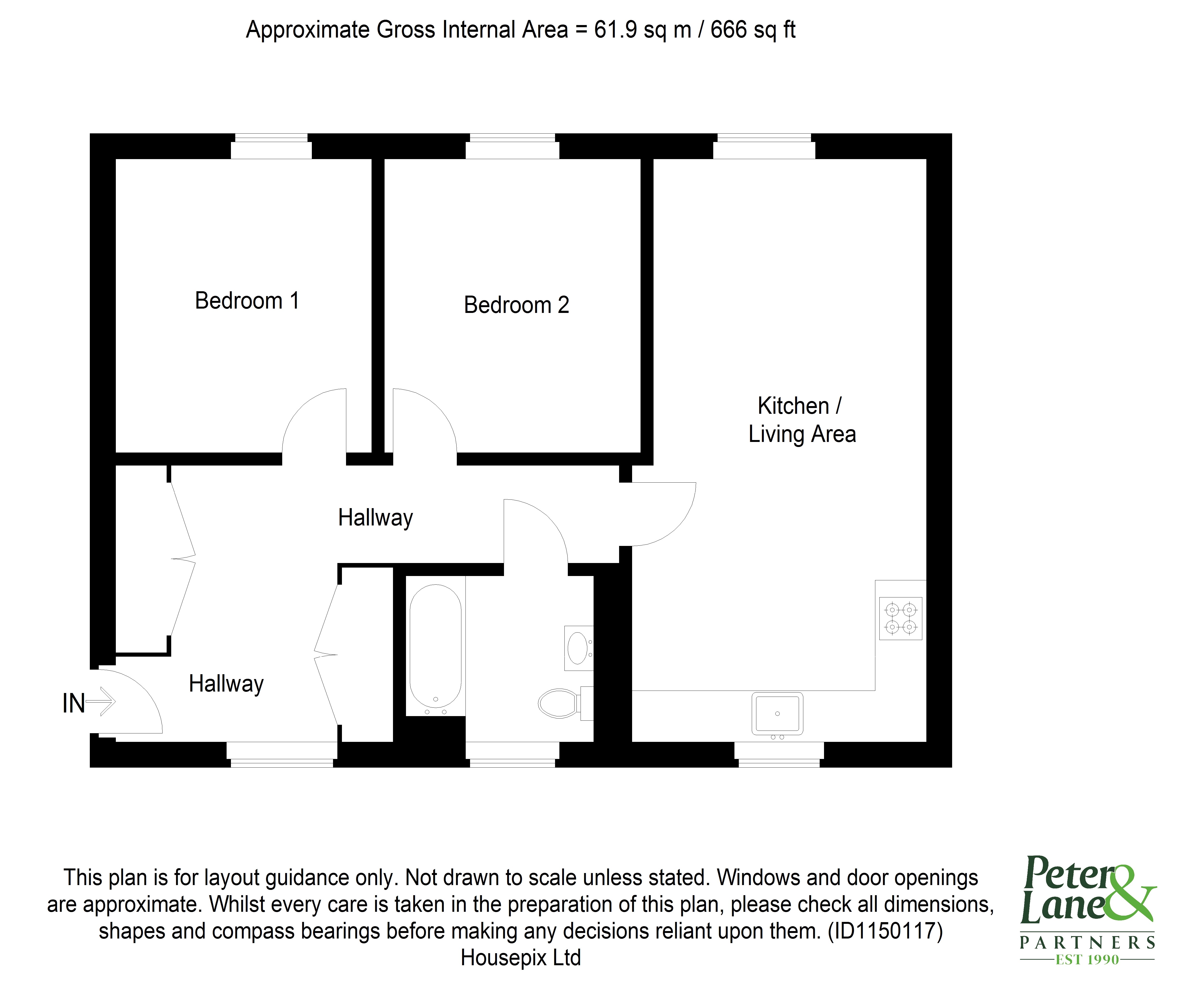 Floorplan for Brampton, Huntingdon