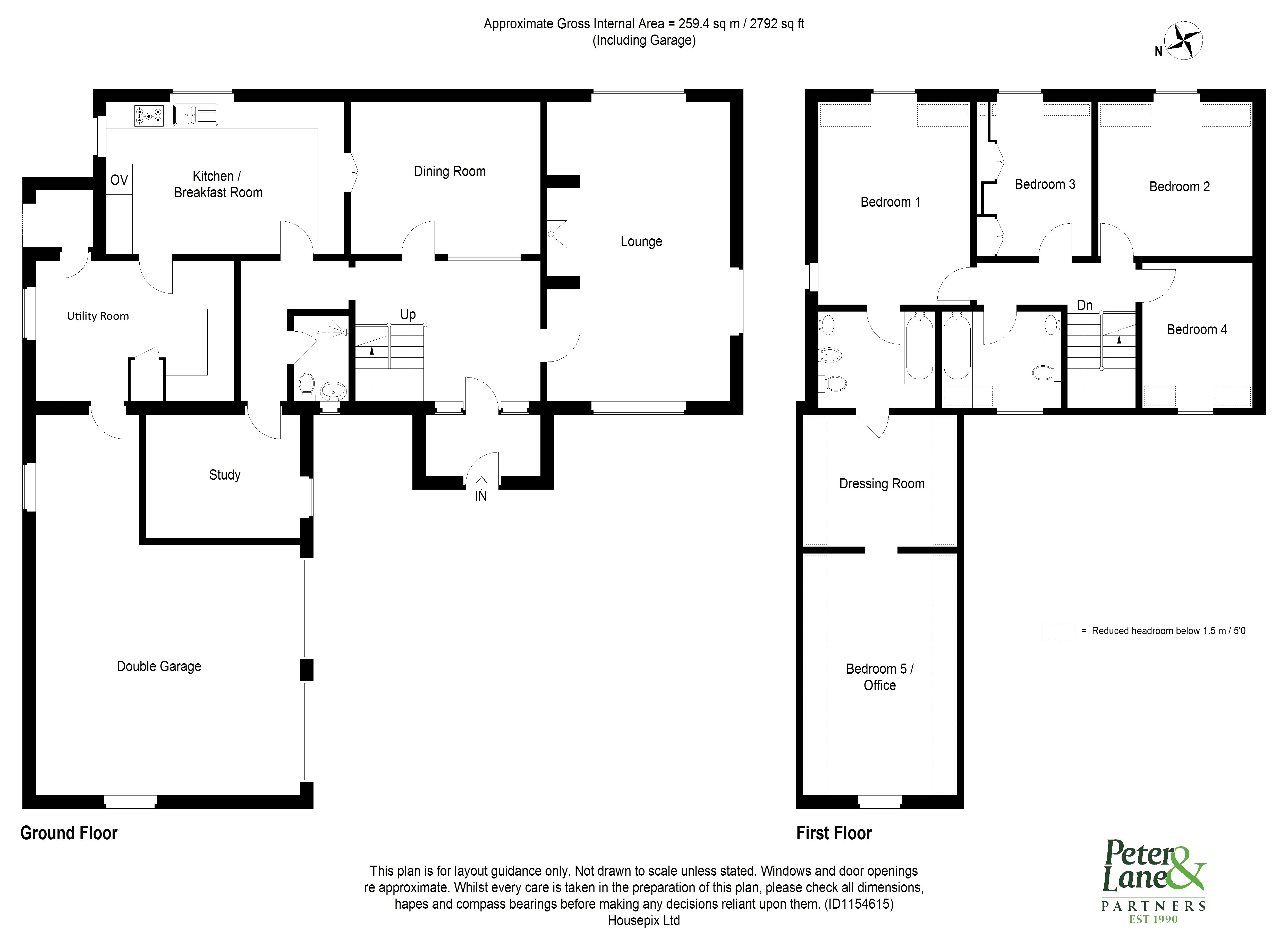 Floorplan for Houghton, Huntingdon