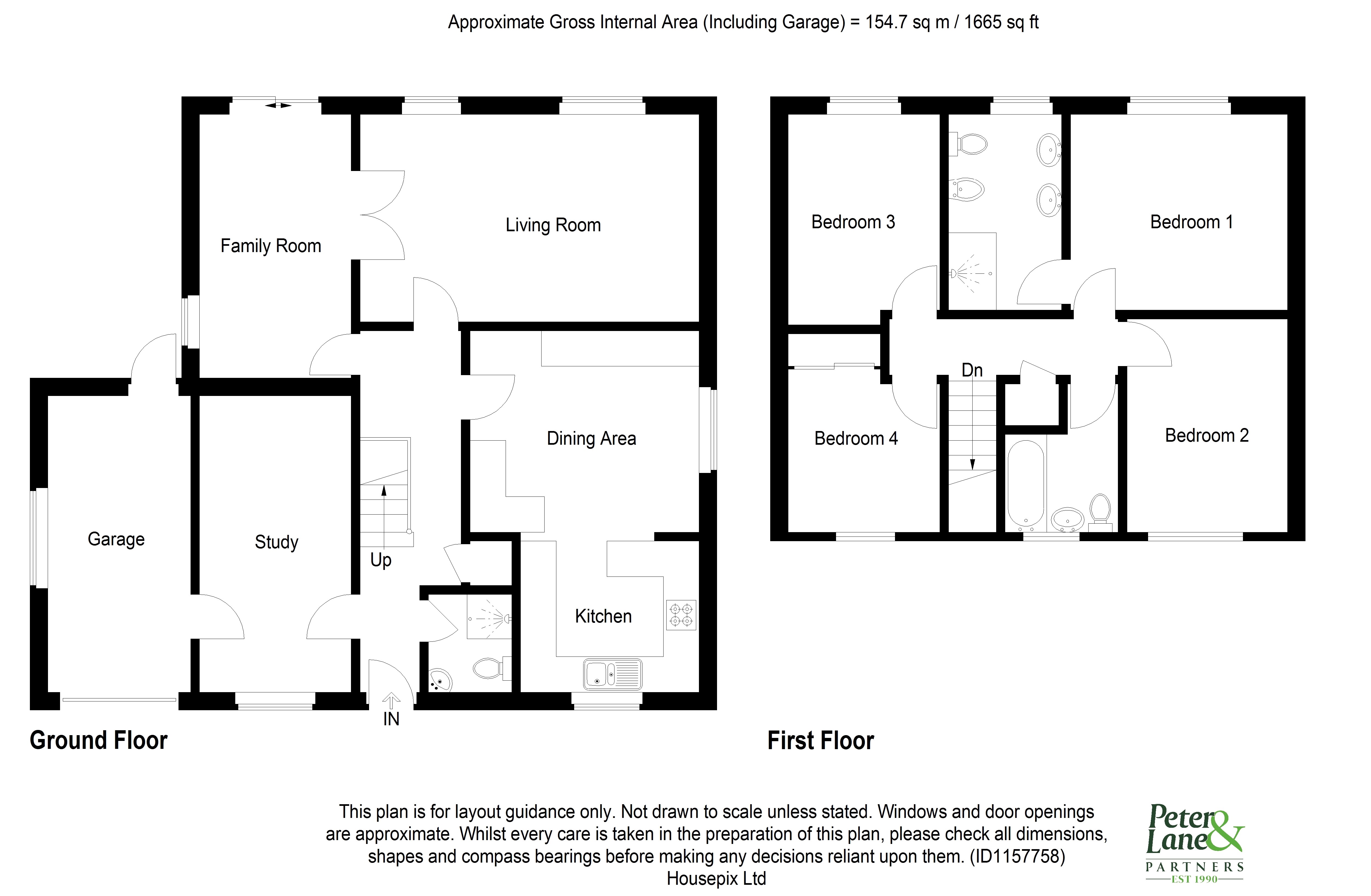 Floorplan for Buckden, St Neots