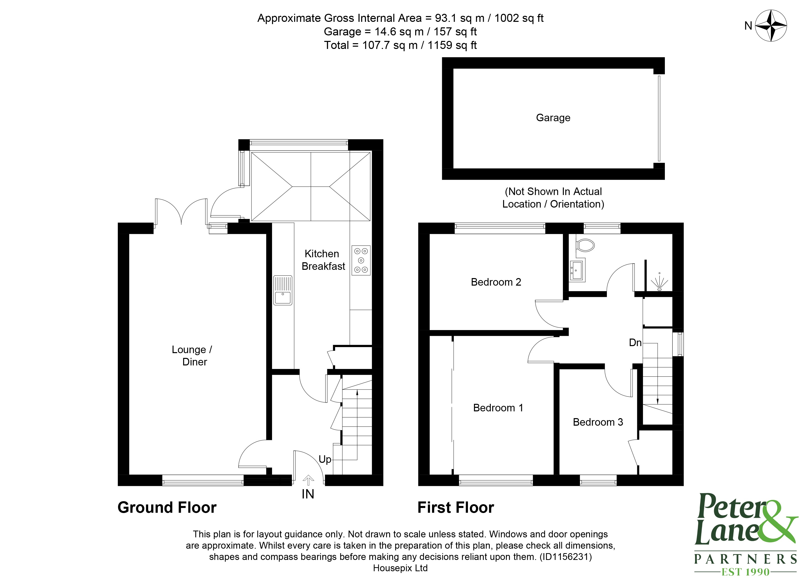 Floorplan for Colne, Huntingdon
