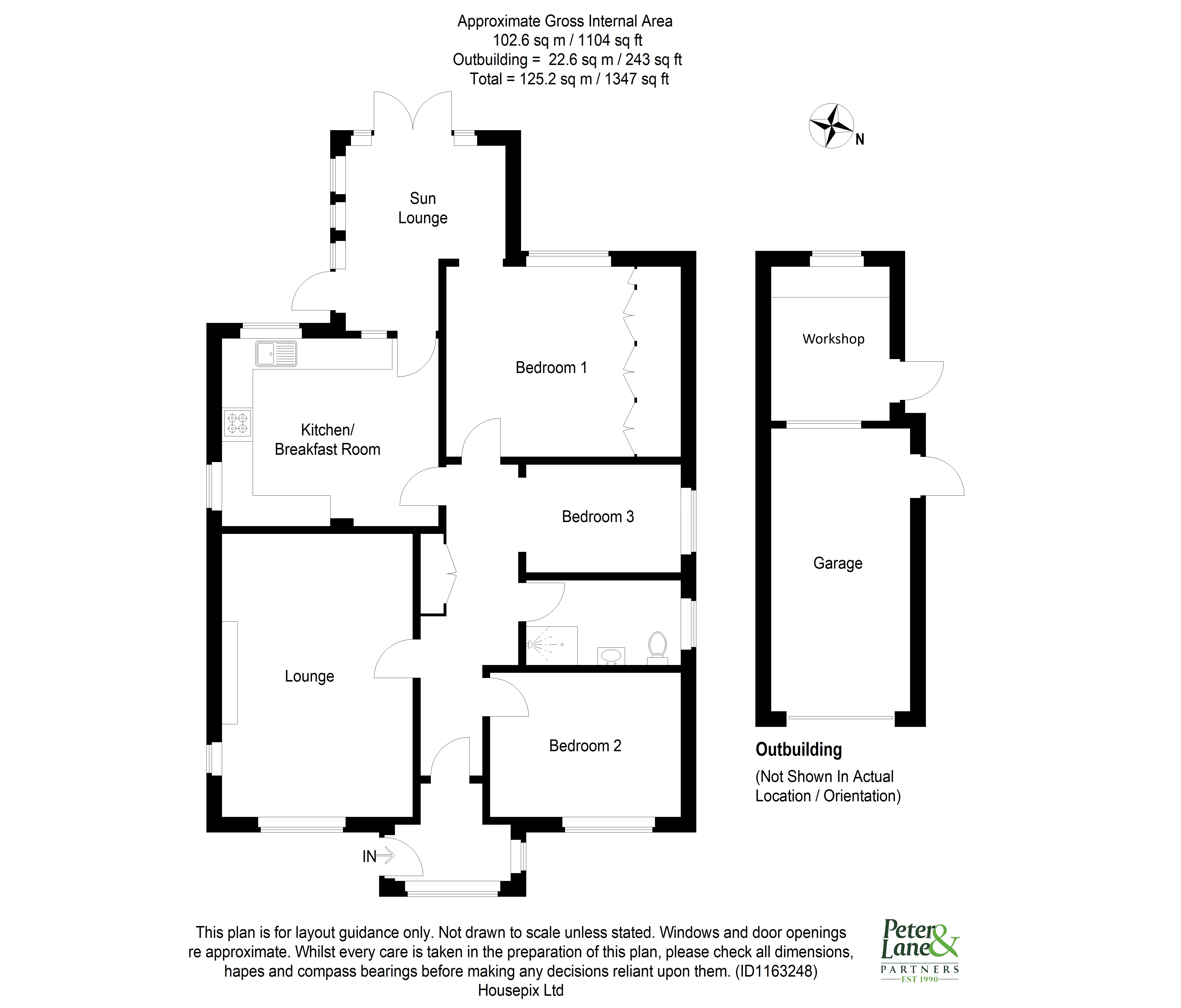 Floorplan for Brampton, Huntingdon