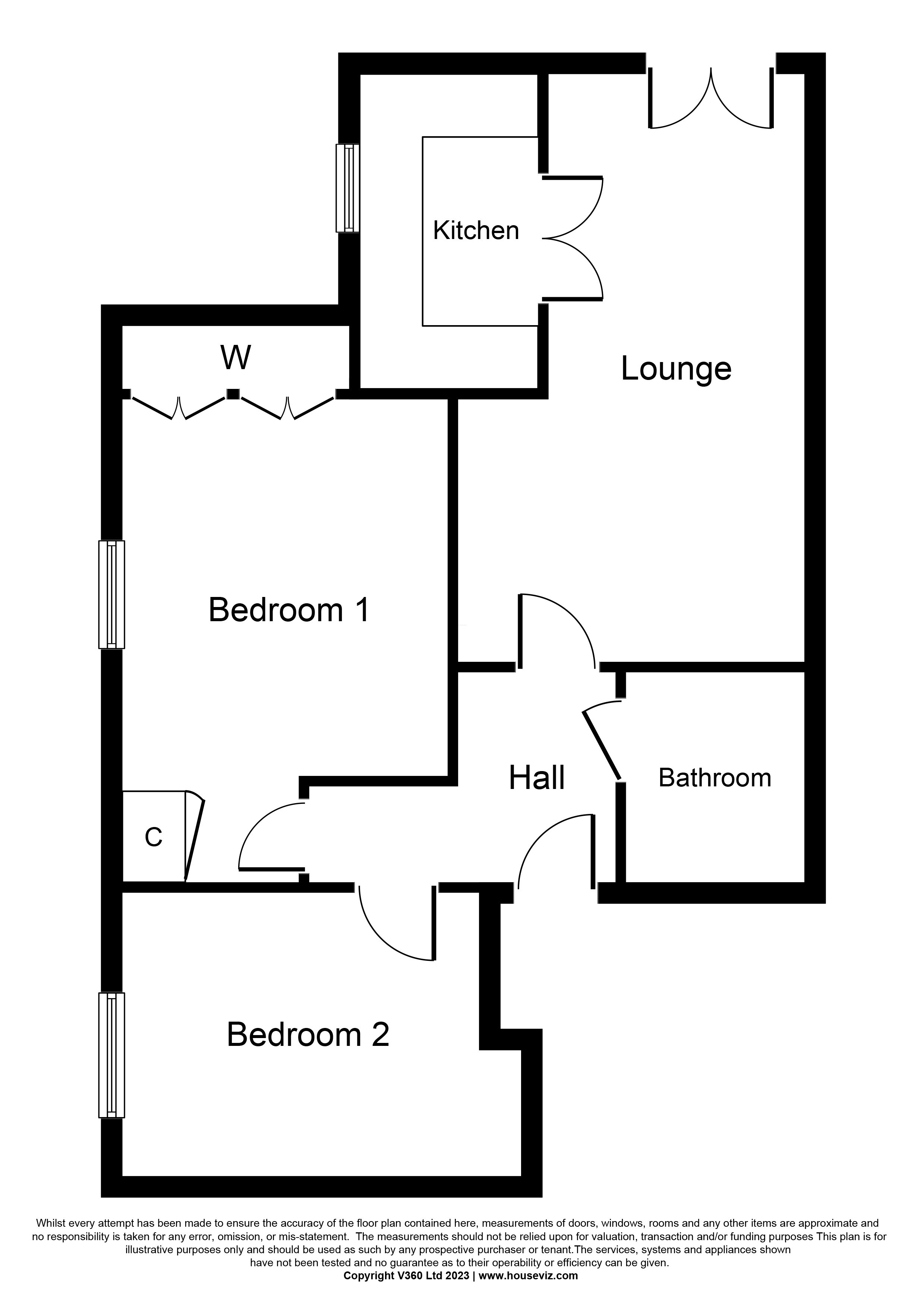 Floorplan for George Street, Huntingdon